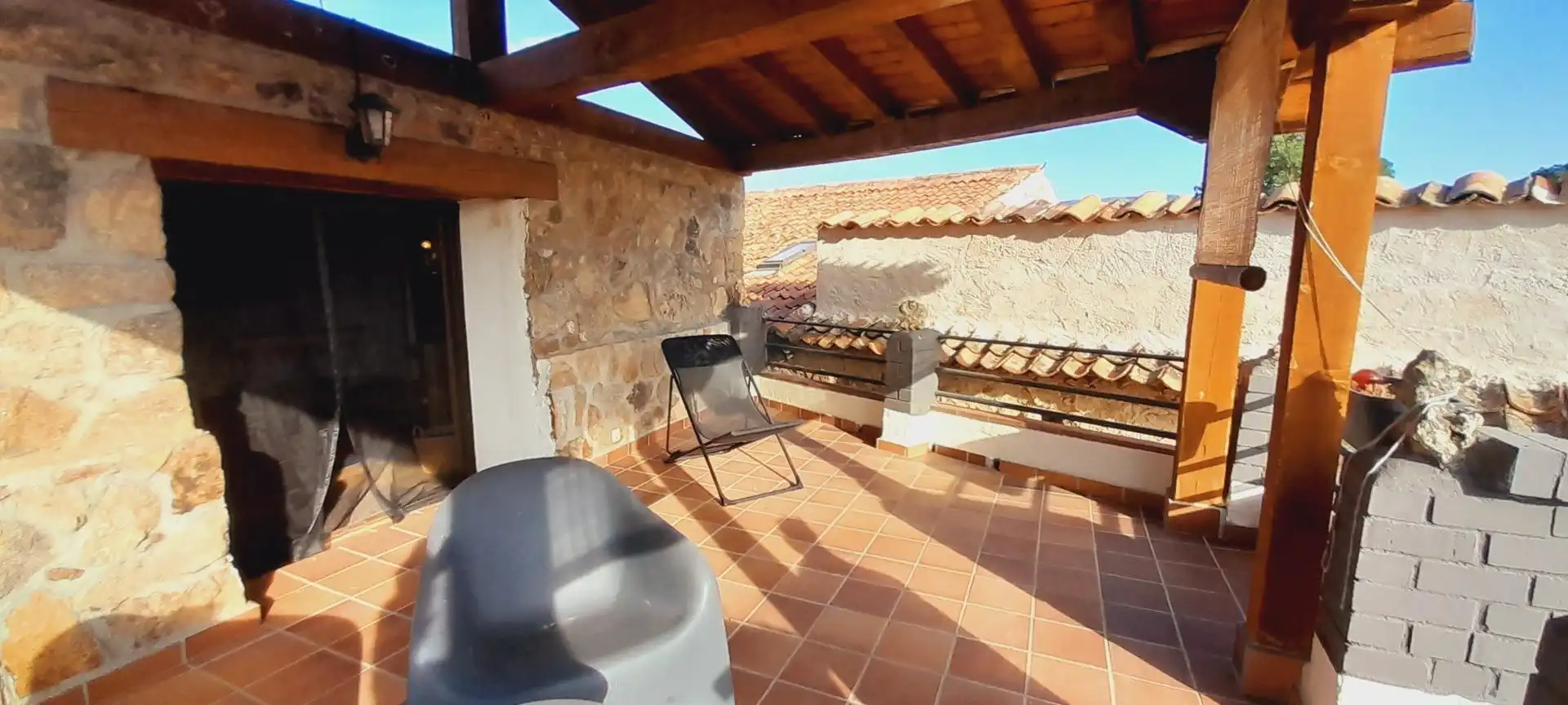 Terrassa de Finca rústica en venda en Turégano amb Calefacció, Jardí privat i Terrassa
