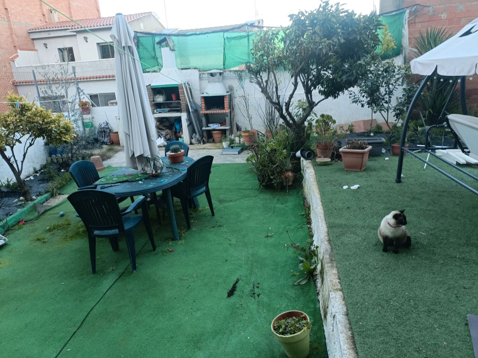 Garden of Single-family semi-detached for sale in Rubí  with Air Conditioner, Heating and Private garden