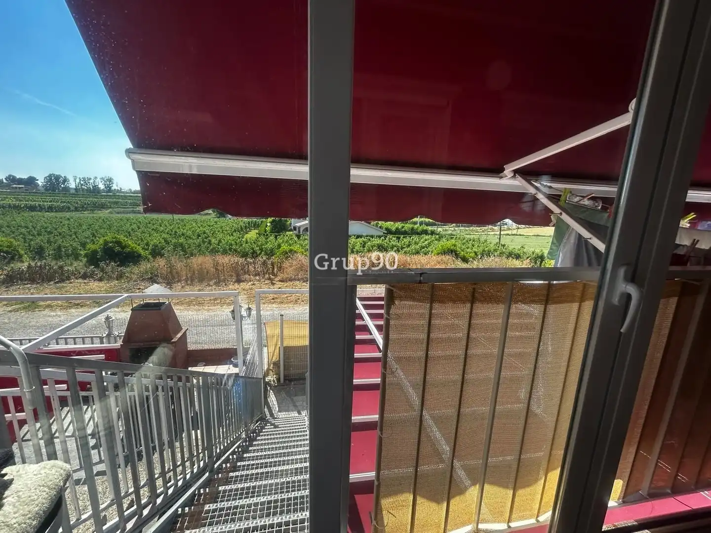 Terraza de Casa adosada en venta en Puigverd de Lleida con Aire acondicionado, Calefacción y Parquet