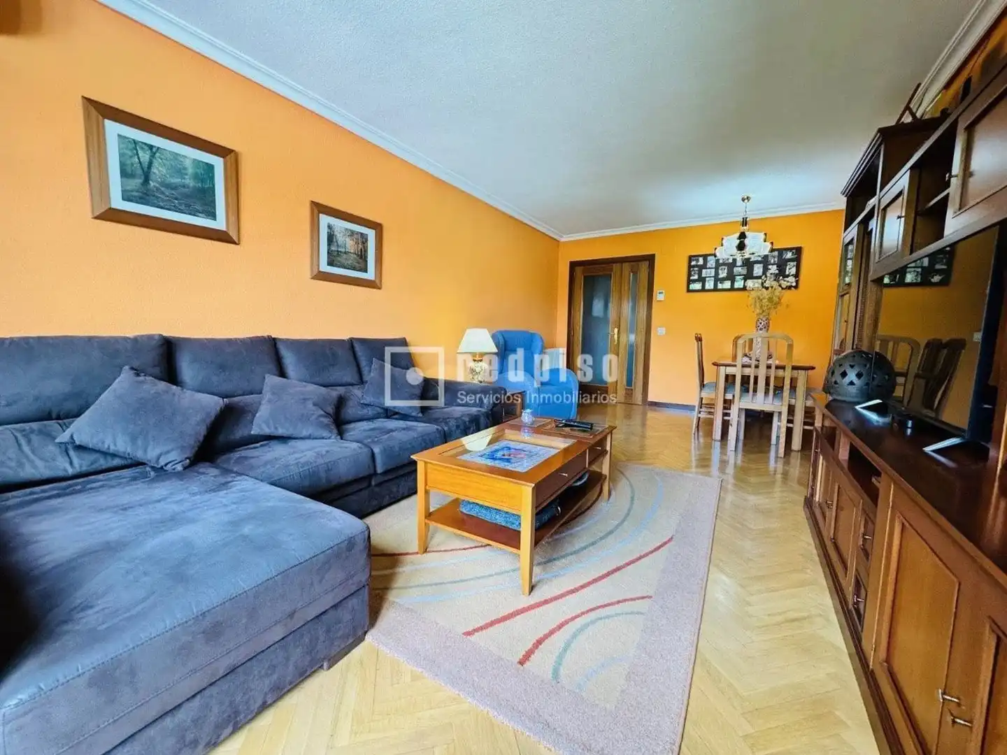 Sala de estar de Piso en venta en Fuenlabrada con Aire acondicionado, Calefacción y Parquet