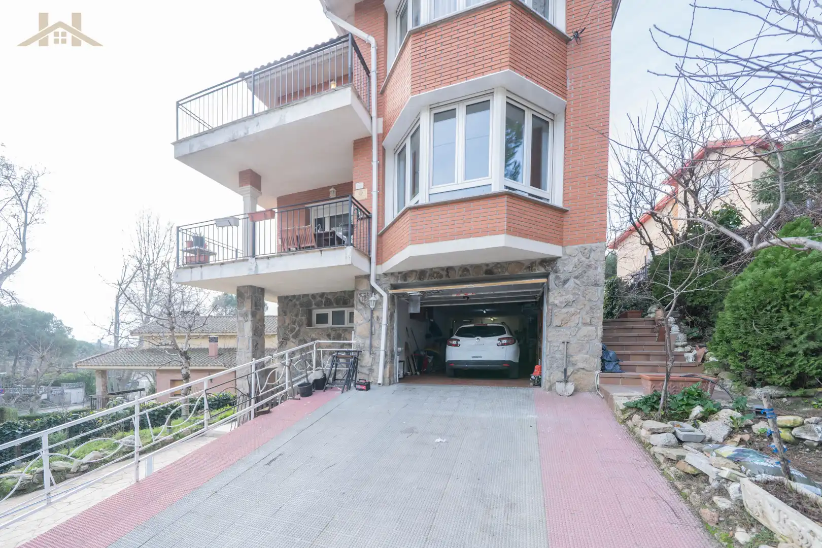 Exterior view of Houses for sale in Manzanares El Real  with Heating, Private garden and Storage room