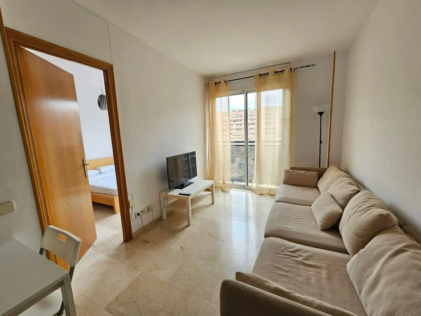 Living room of Flat for rent in Barcelona  with Air Conditioner and Furnished