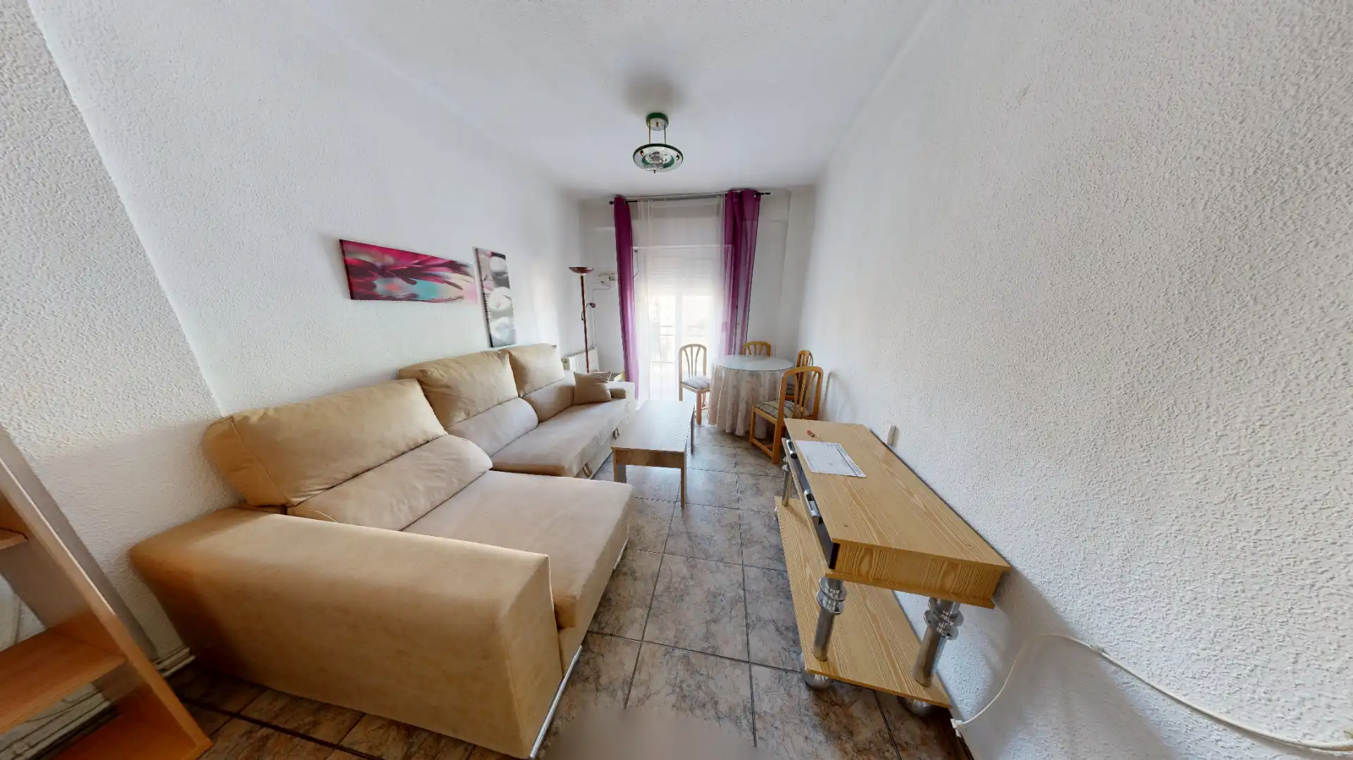 Sala de estar de Piso en venta en Albacete con Calefacción, Trastero y Amueblado