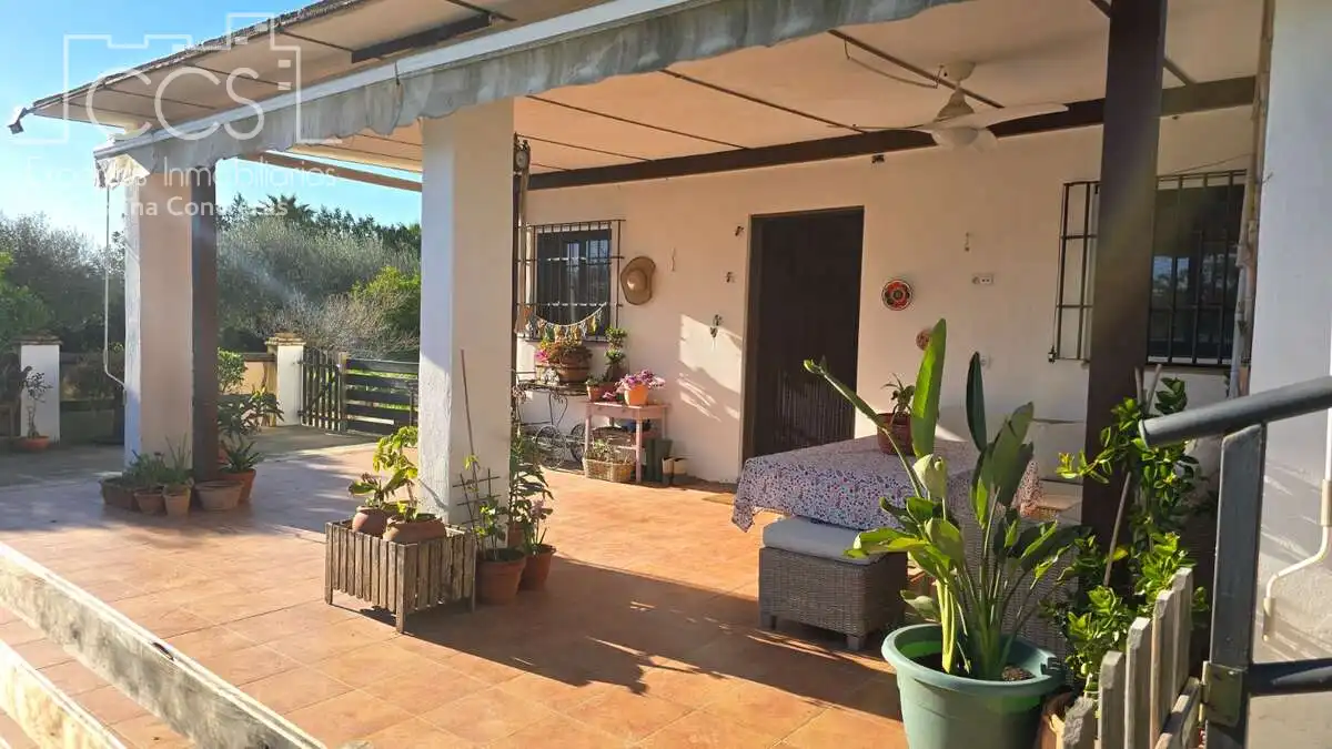 Exterior view of Country homes for sale in Pilas  with Air Conditioner, Terrace and Storage room