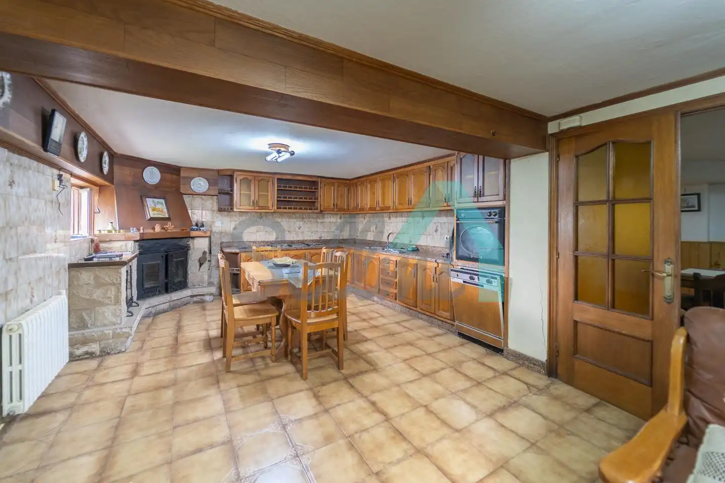 Cocina de Casa o chalet en venta en Ribadeo con Calefacción, Jardín privado y Parquet
