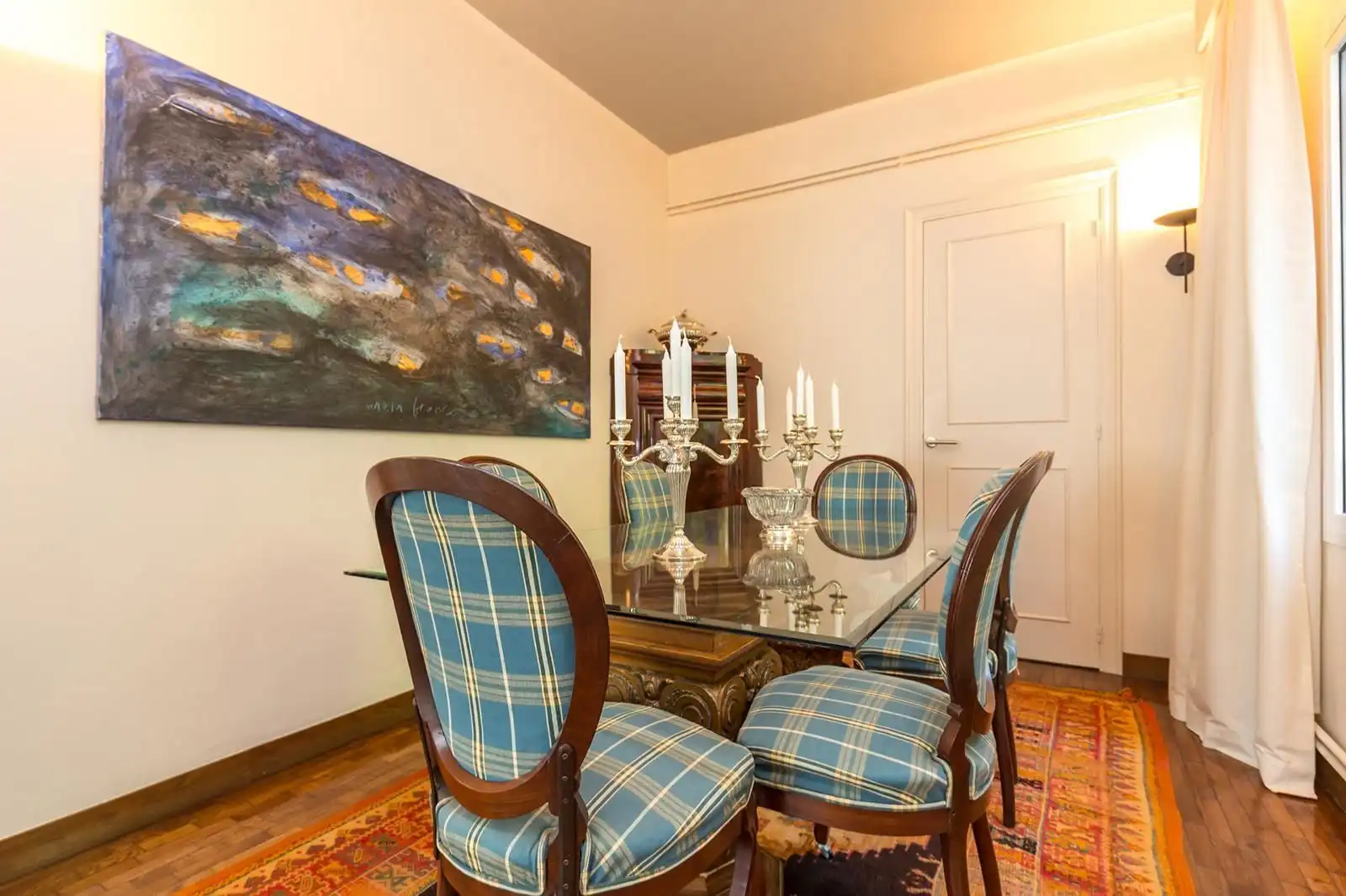 Comedor de Casa o chalet de alquiler en Sant Just Desvern con Aire acondicionado, Calefacción y Jardín privado
