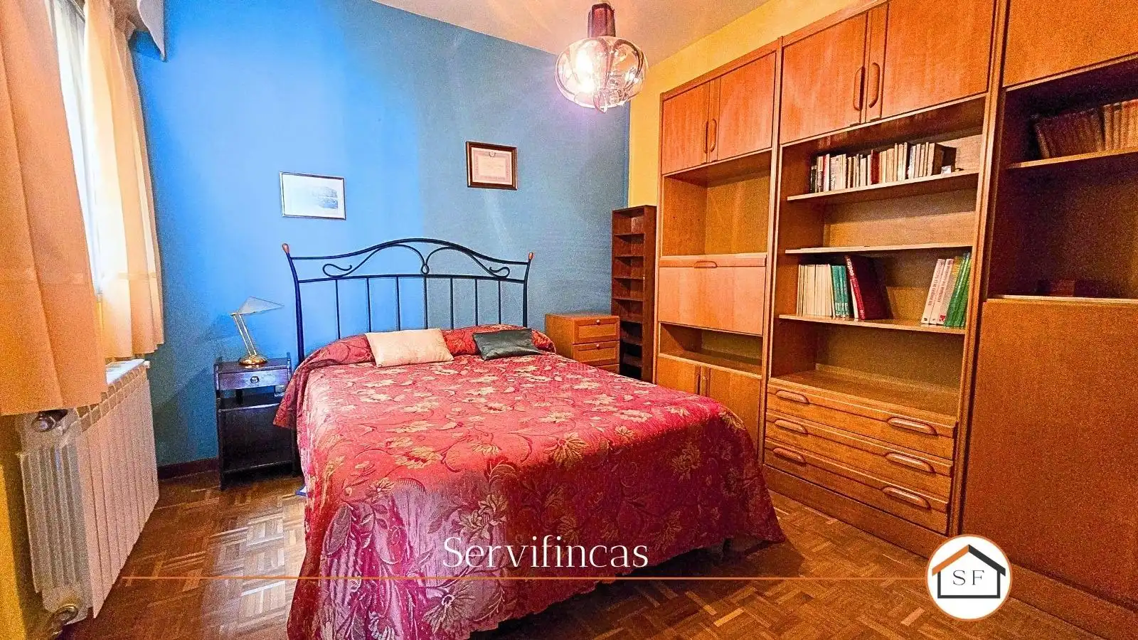 Schlafzimmer von Wohnung zum Verkauf in Madrid mit Klimaanlage, Heizung und Parkett