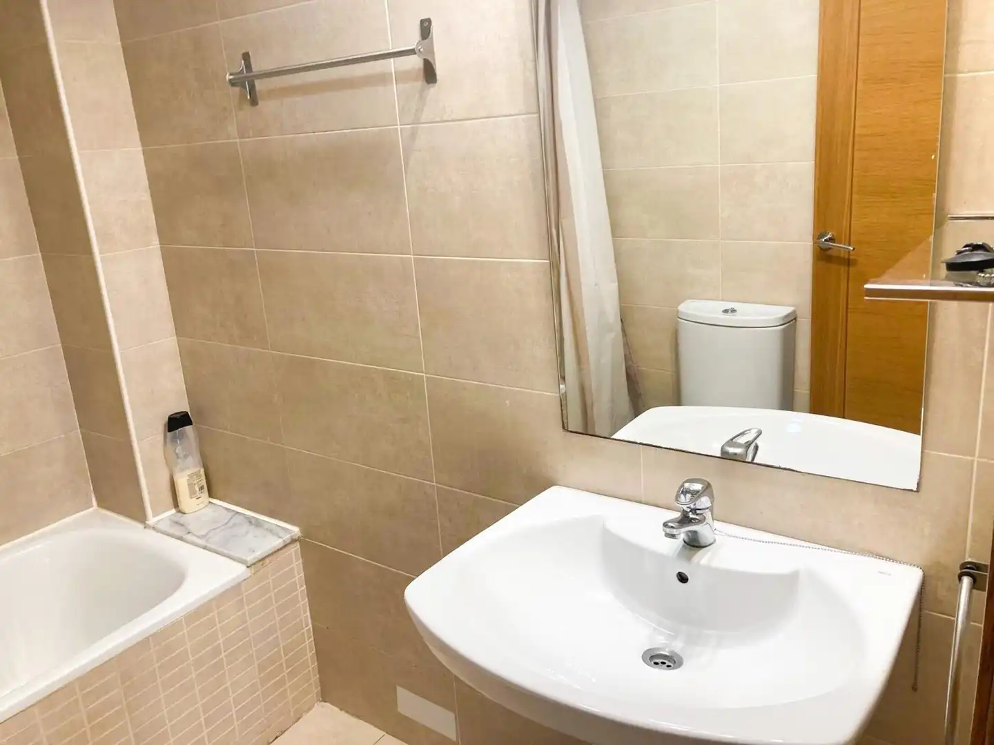 Badezimmer von Wohnung zur Miete in Valencia mit Heizung, Terrasse und Möbliert