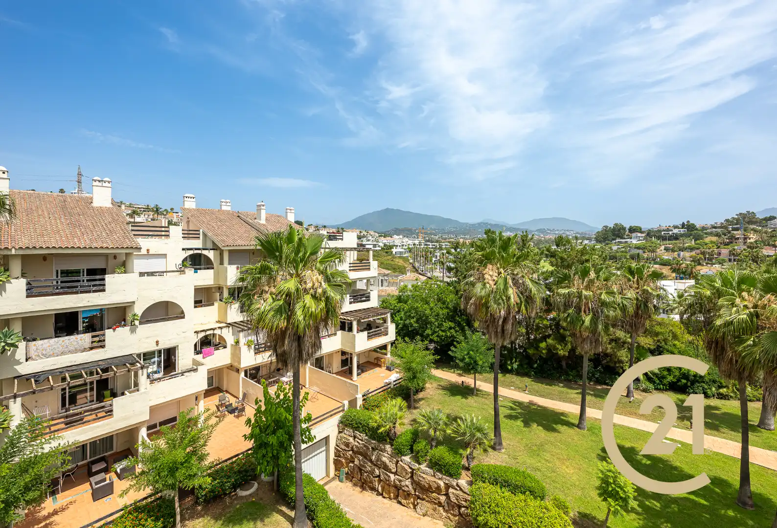 Exterior view of Buildings for sale in Estepona  with Community pool
