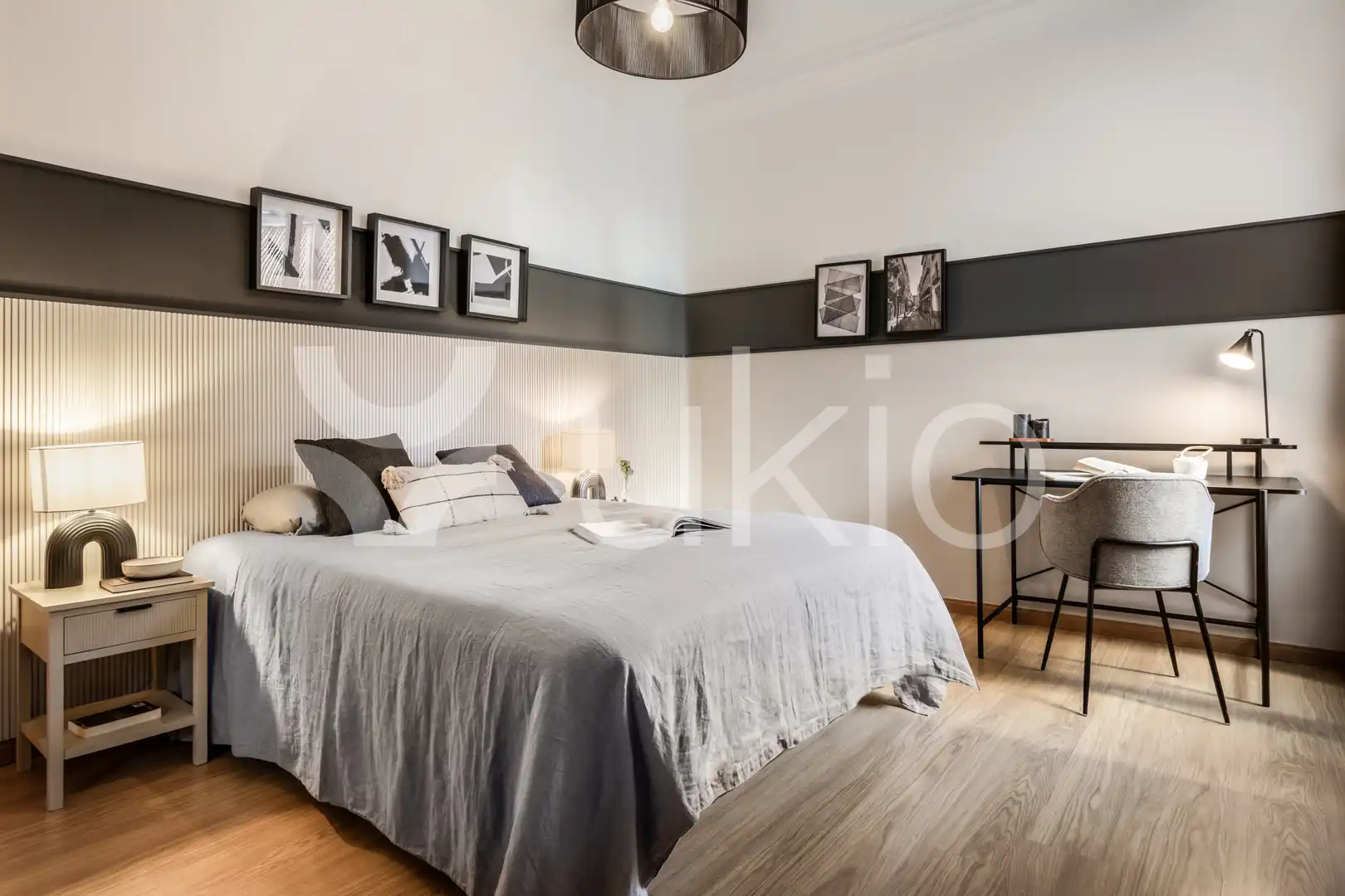 Habitación de Apartamento de alquiler en Madrid con Aire acondicionado, Calefacción y Amueblado