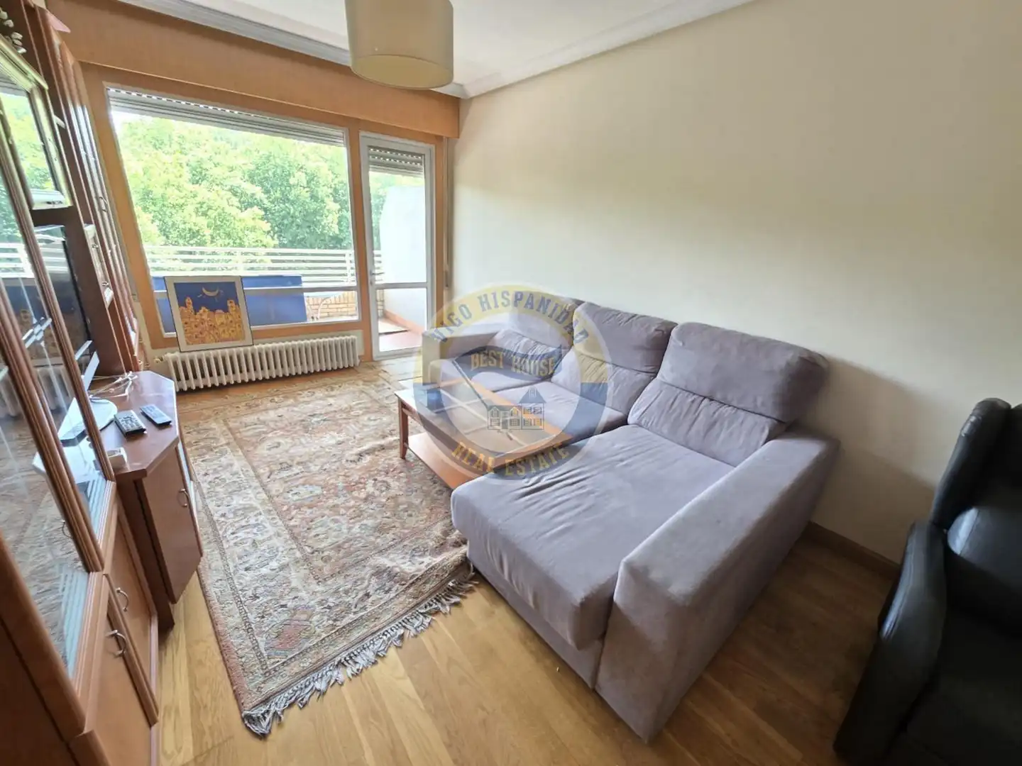 Wohnzimmer von Wohnung zur Miete in Vigo  mit Heizung, Parkett und Möbliert
