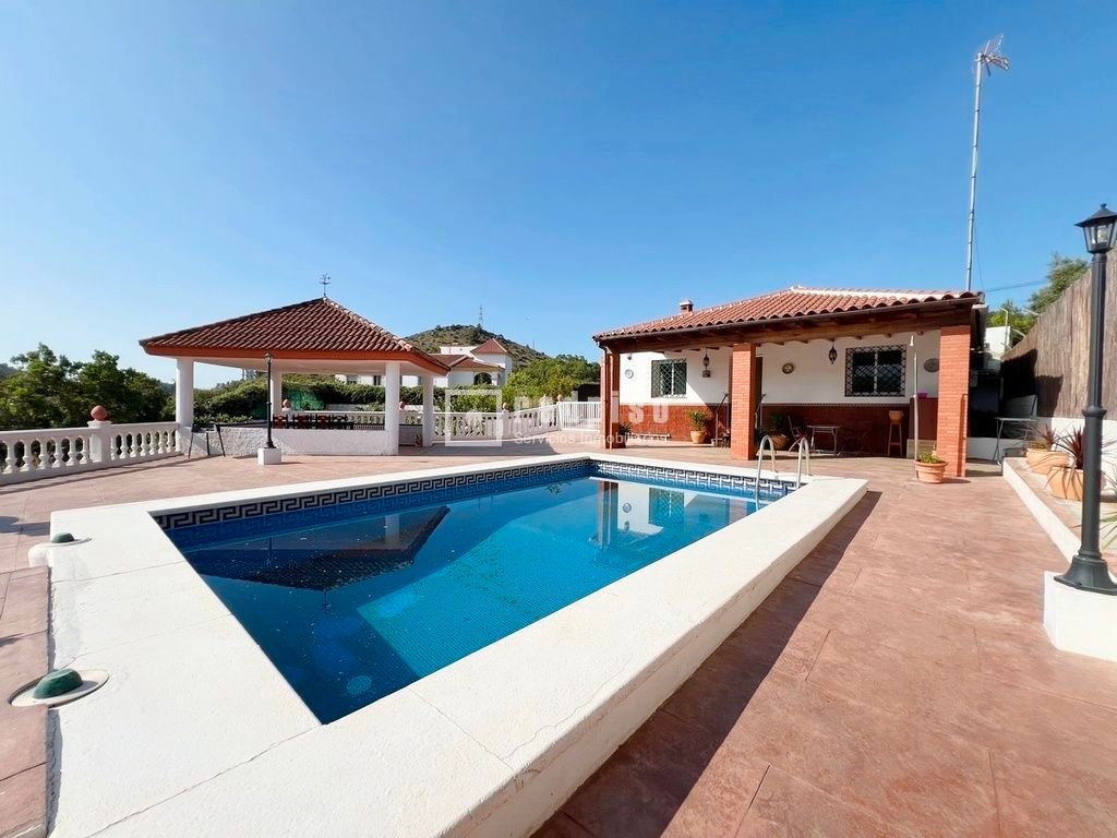 Swimming pool of House or chalet for sale in Málaga Capital  with Air Conditioner, Terrace and Storage room