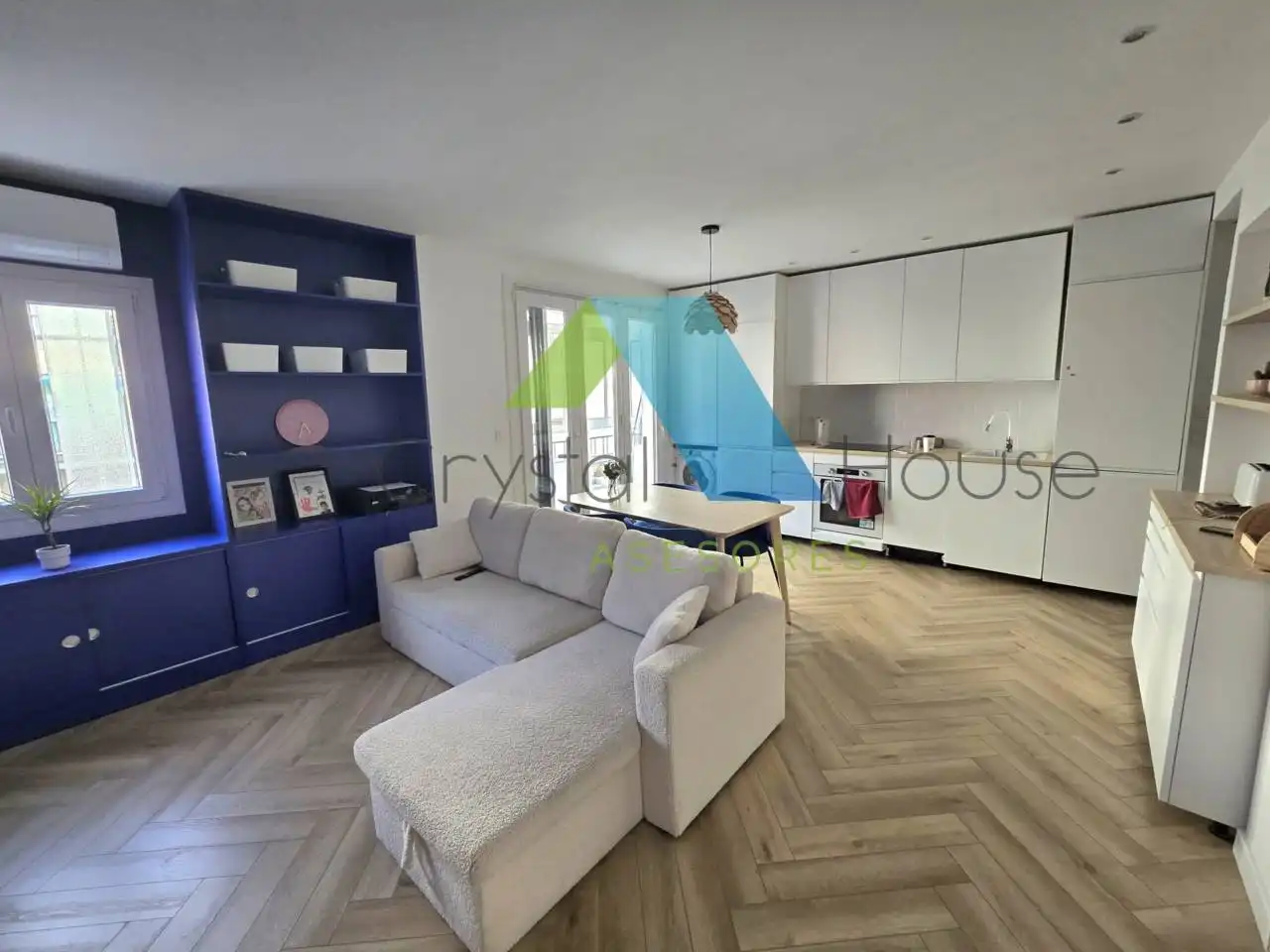 Sala d'estar de Pis en venda en Málaga amb Aire condicionat, Terrassa i Moblat