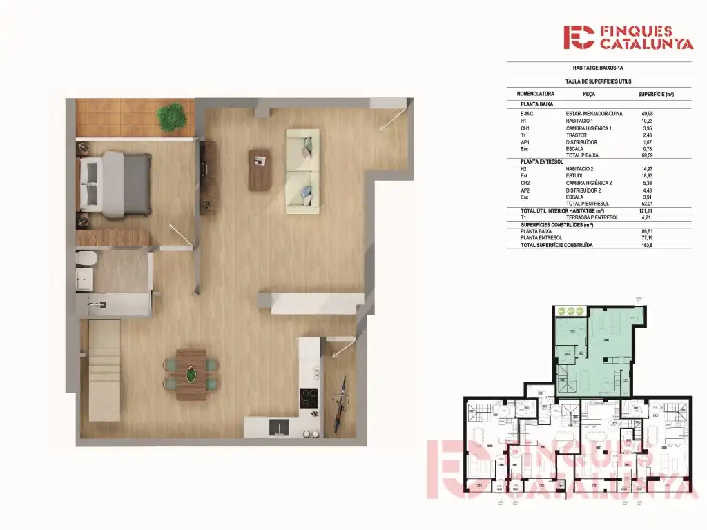Habitación de Planta baja en venta en Girona con Terraza y Balcón