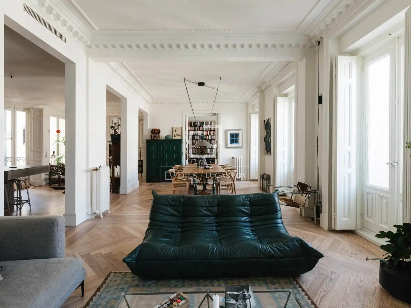 Sala de estar de Piso de alquiler en Salamanca con Aire acondicionado, Amueblado y Balcón