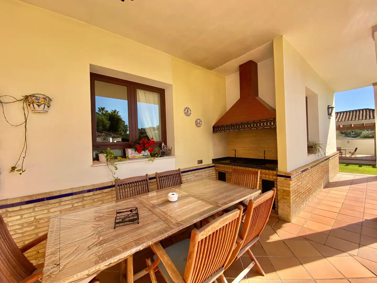 Terraza de Casa o chalet en venta en Alcalá de Guadaira con Jardín privado y Piscina