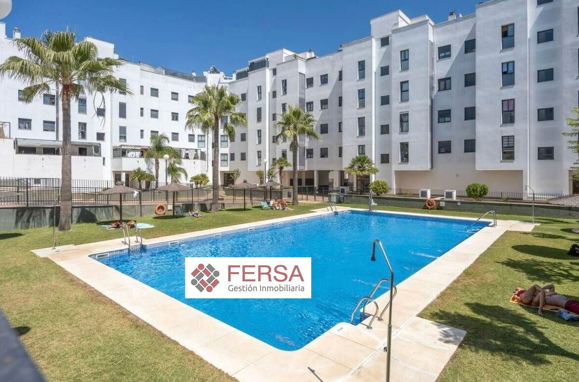 Vista exterior de Pis de lloguer en El Puerto de Santa María amb Aire condicionat, Terrassa i Balcó