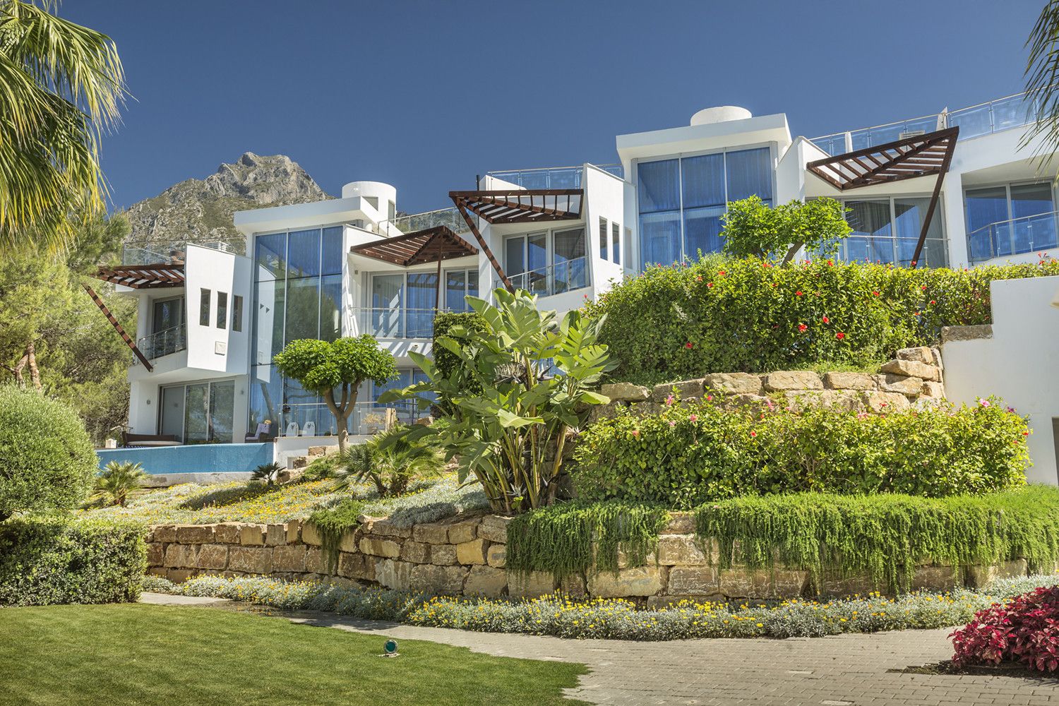 Exterior view of Single-family semi-detached to rent in Marbella  with Air Conditioner, Terrace and Storage room