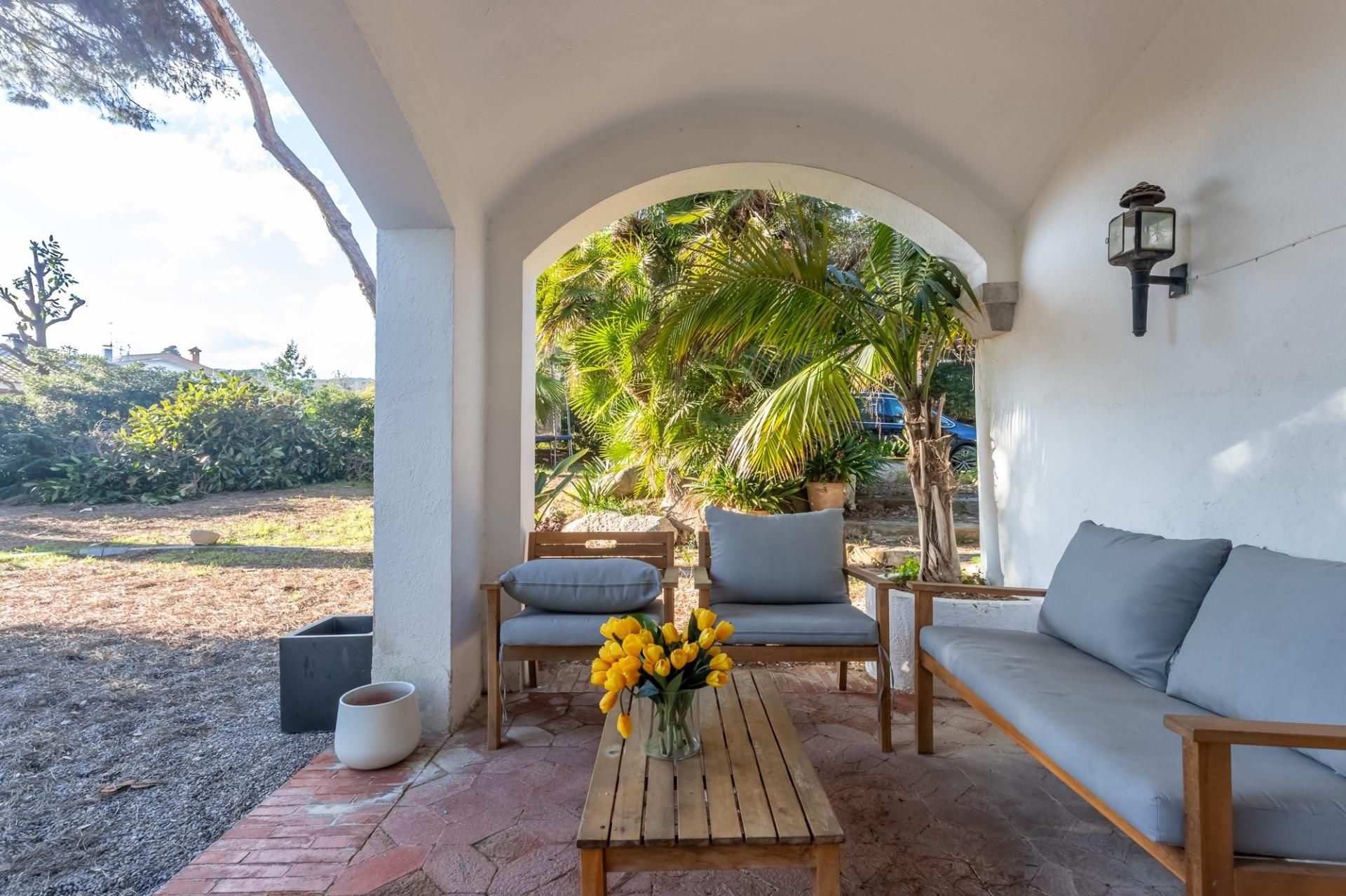 Terrace of Country house for sale in Sant Andreu de Llavaneres  with Private garden, Storage room and Swimming Pool