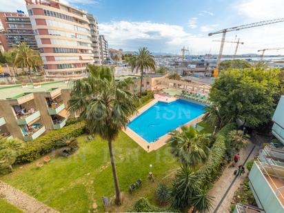 Swimming pool of Flat for sale in  Palma de Mallorca  with Air Conditioner, Heating and Private garden