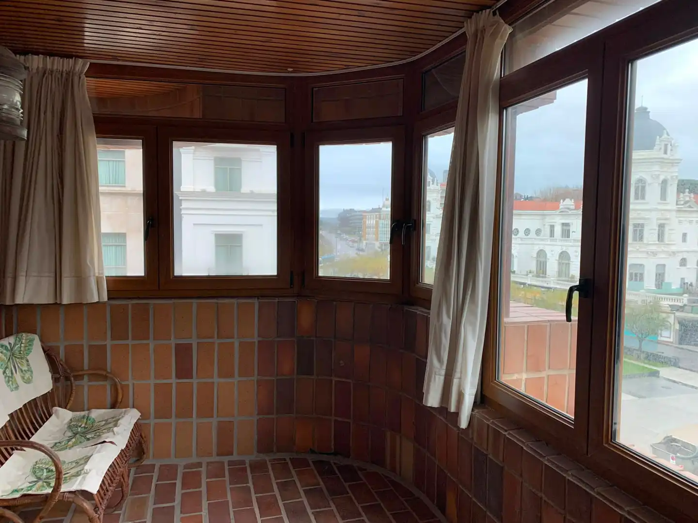 Balcony of Flat for rent in Santander  with Heating, Terrace and Furnished