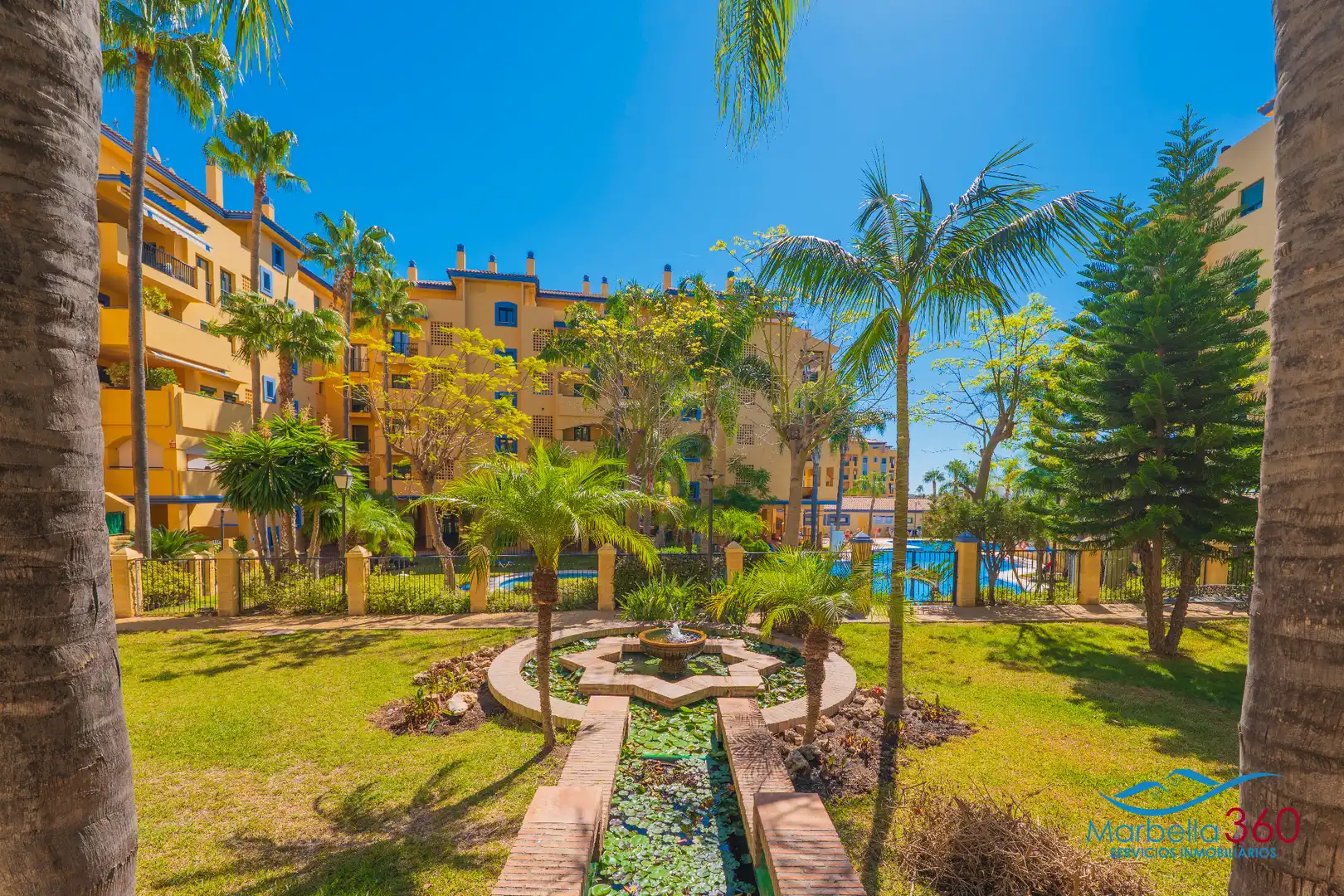 Garten von Wohnung zum Verkauf in Marbella mit Klimaanlage, Terrasse und Abstellraum