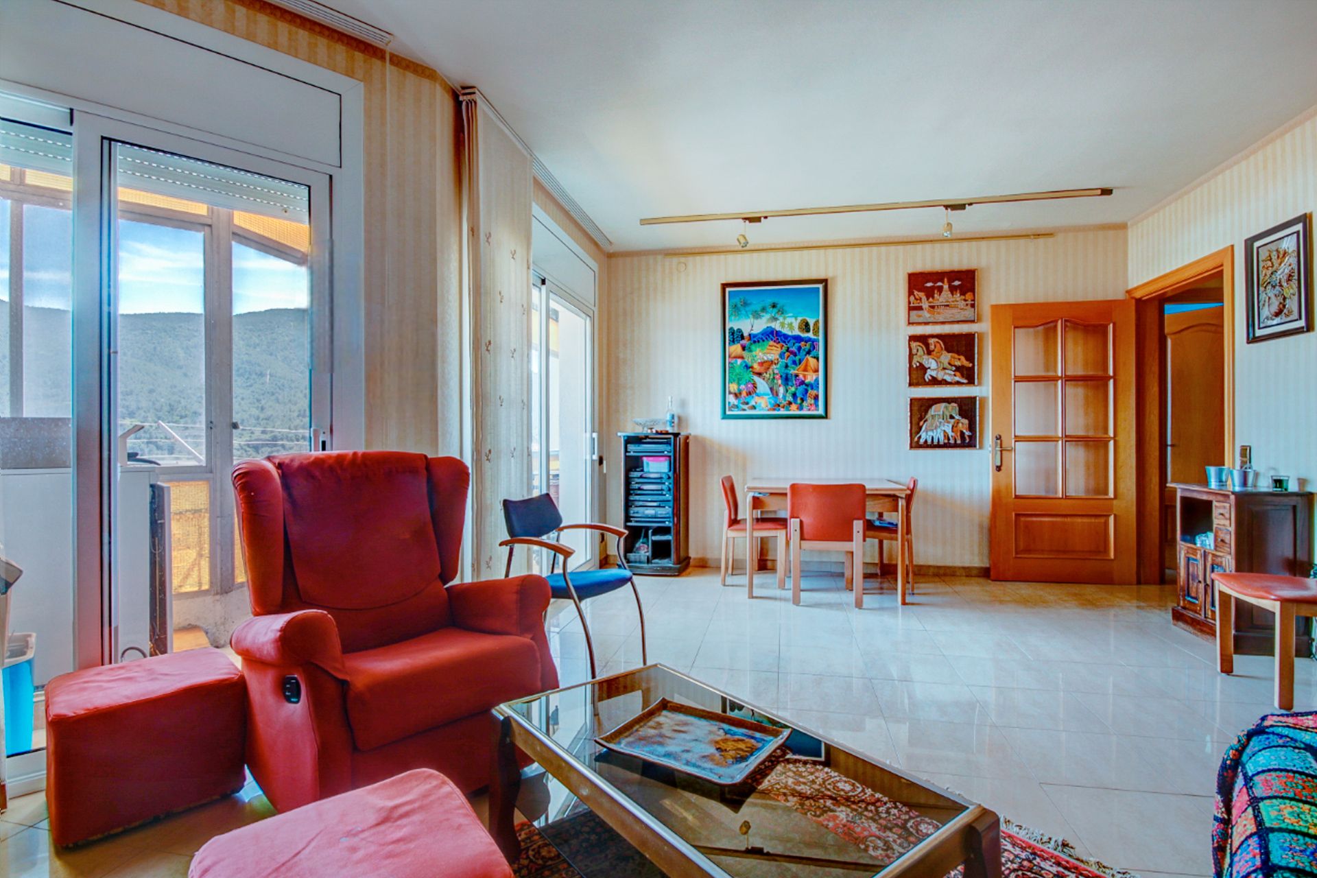 Living room of Flat for sale in Súria  with Heating, Terrace and Balcony