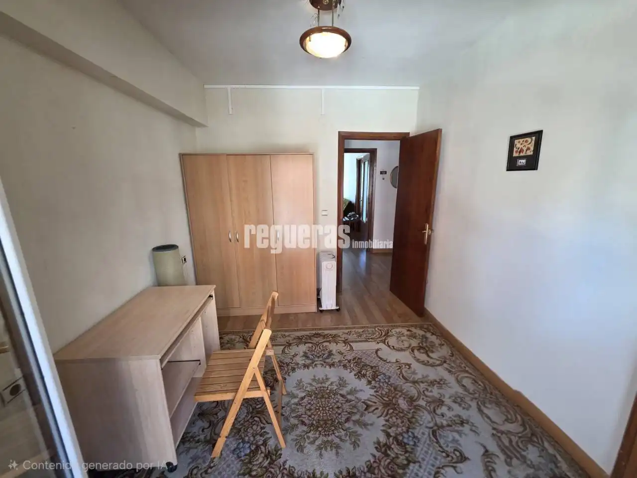 Schlafzimmer von Wohnungen zur Miete in Avilés mit Heizung, Terrasse und Möbliert
