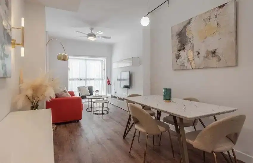 Sala d'estar de Apartament en venda en Málaga amb Aire condicionat, Parquet i Traster