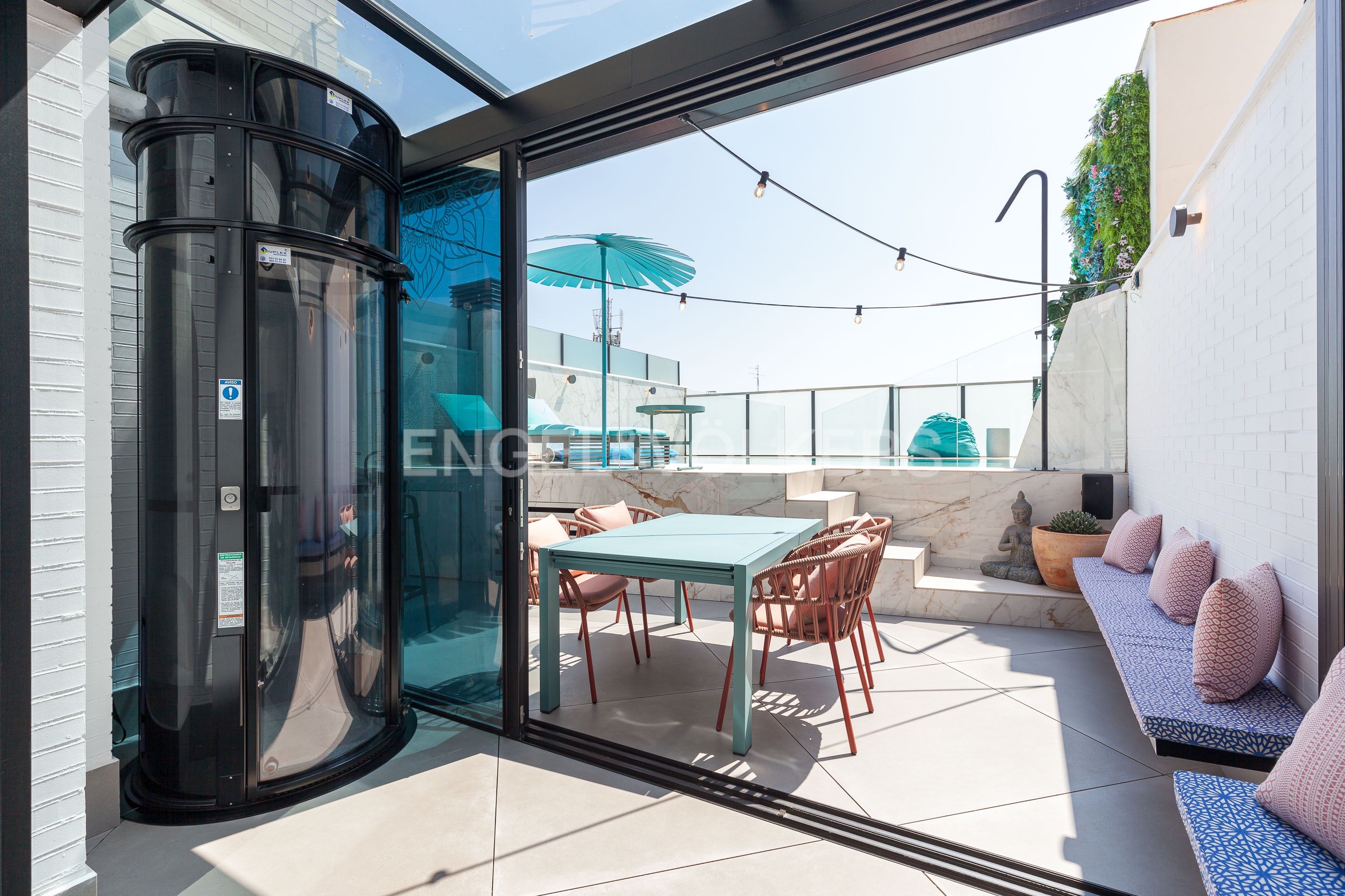 Terrace of Apartment for sale in  Madrid Capital  with Air Conditioner, Heating and Terrace