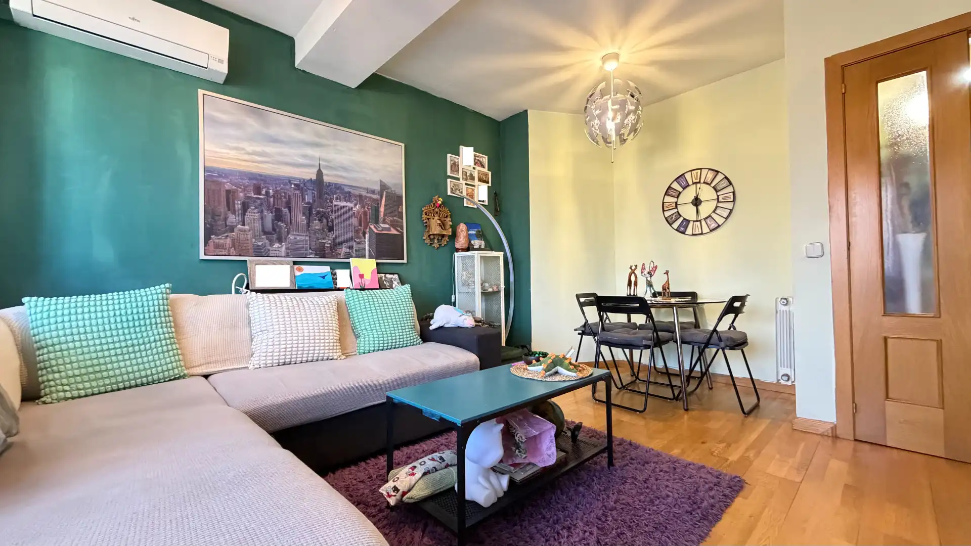 Sala de estar de Dúplex en venta en Leganés con Aire acondicionado, Calefacción y Terraza