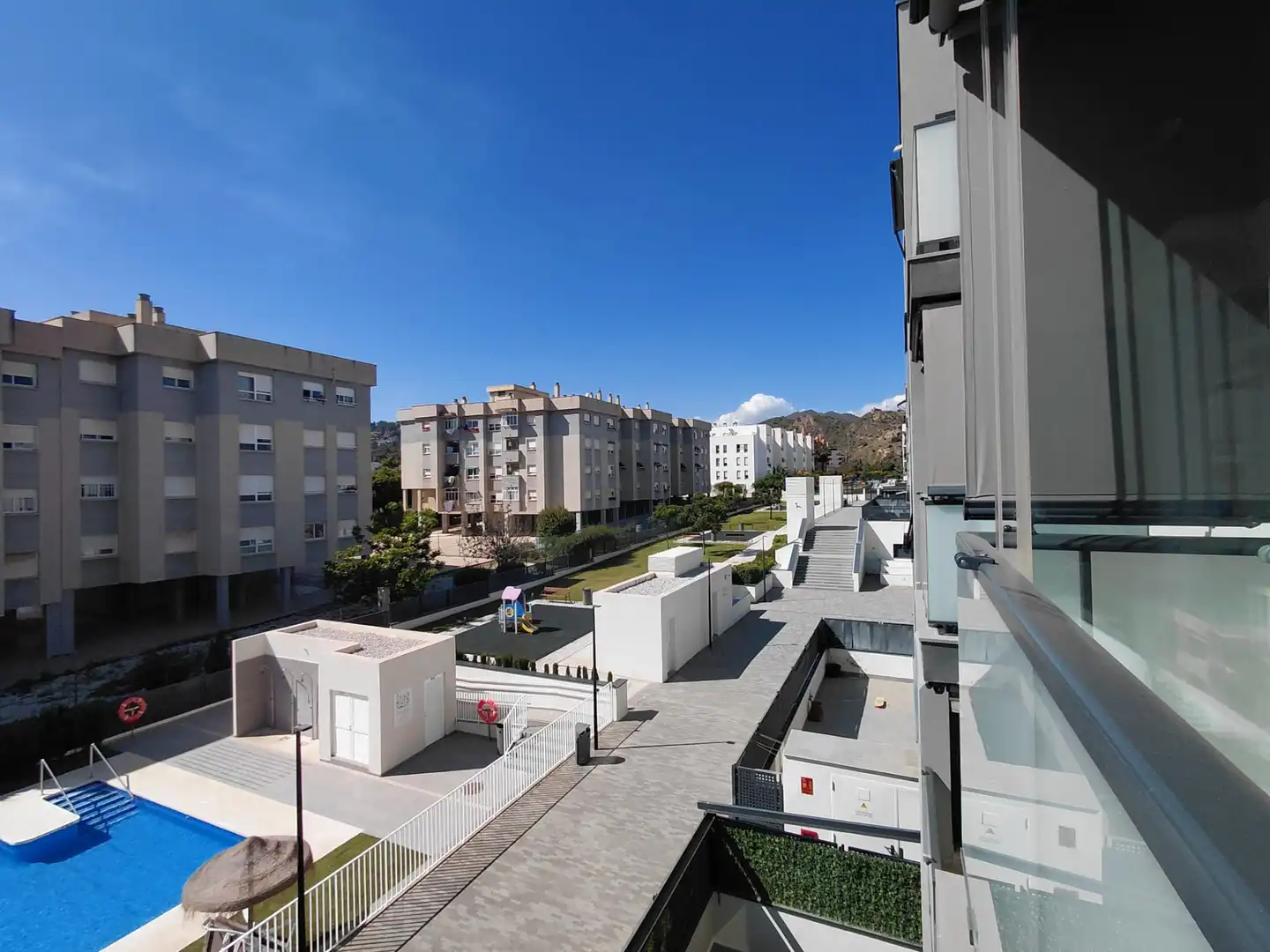 Exterior view of Flat for sale in Málaga  with Air Conditioner, Heating and Parquet flooring