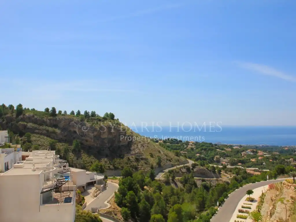 Vista exterior de Casa o chalet en venta en Altea con Piscina y Amueblado