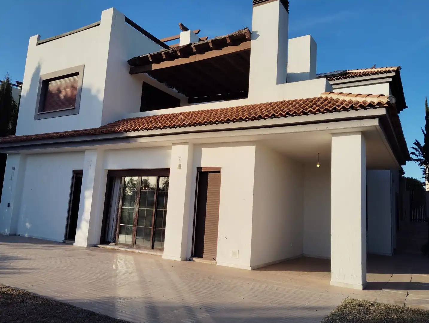 Vista exterior de Casa o chalet en venta en Guillena con Aire acondicionado, Calefacción y Jardín privado