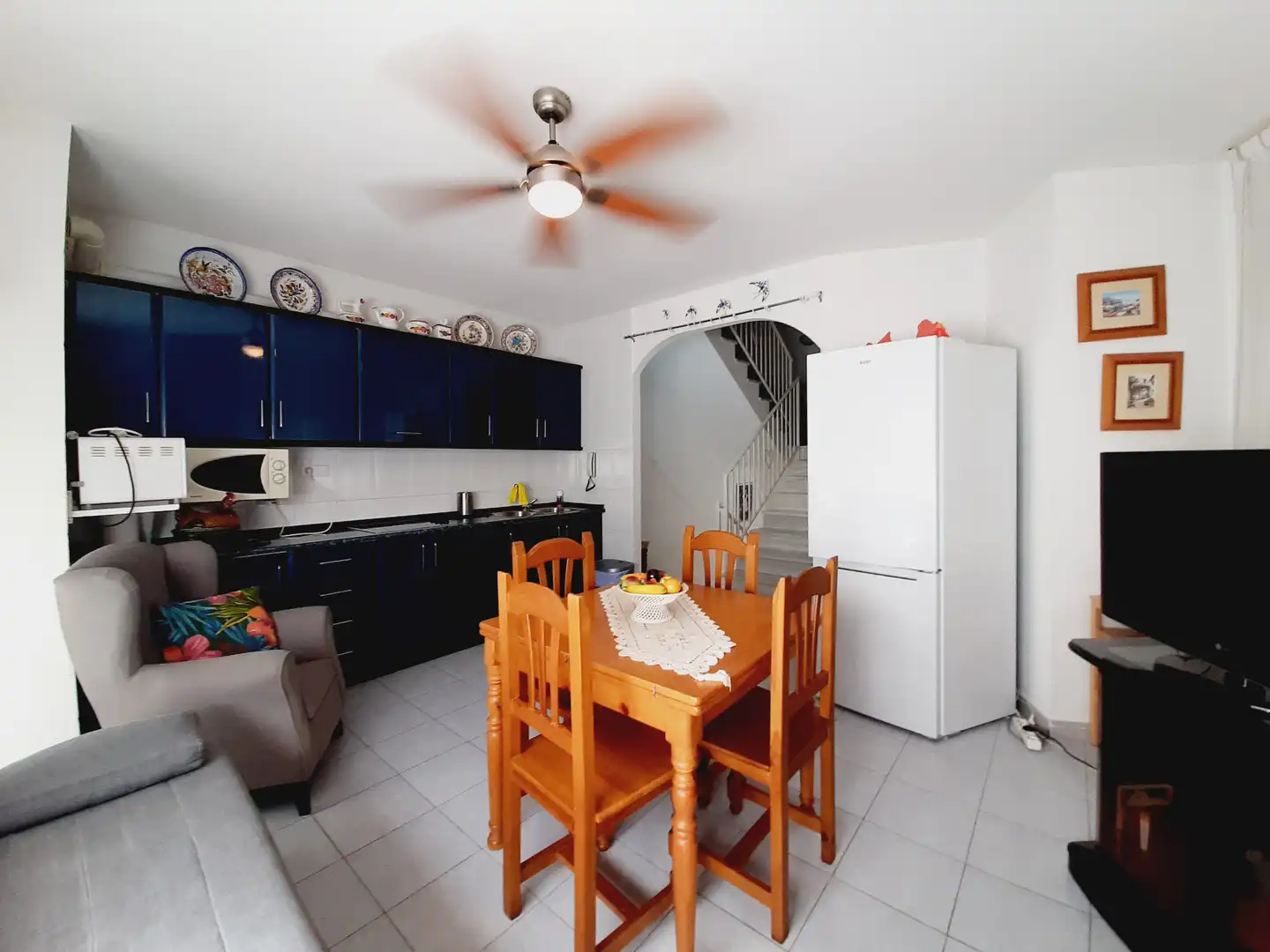 Cocina de Casa adosada en venta en Archena con Aire acondicionado, Calefacción y Terraza