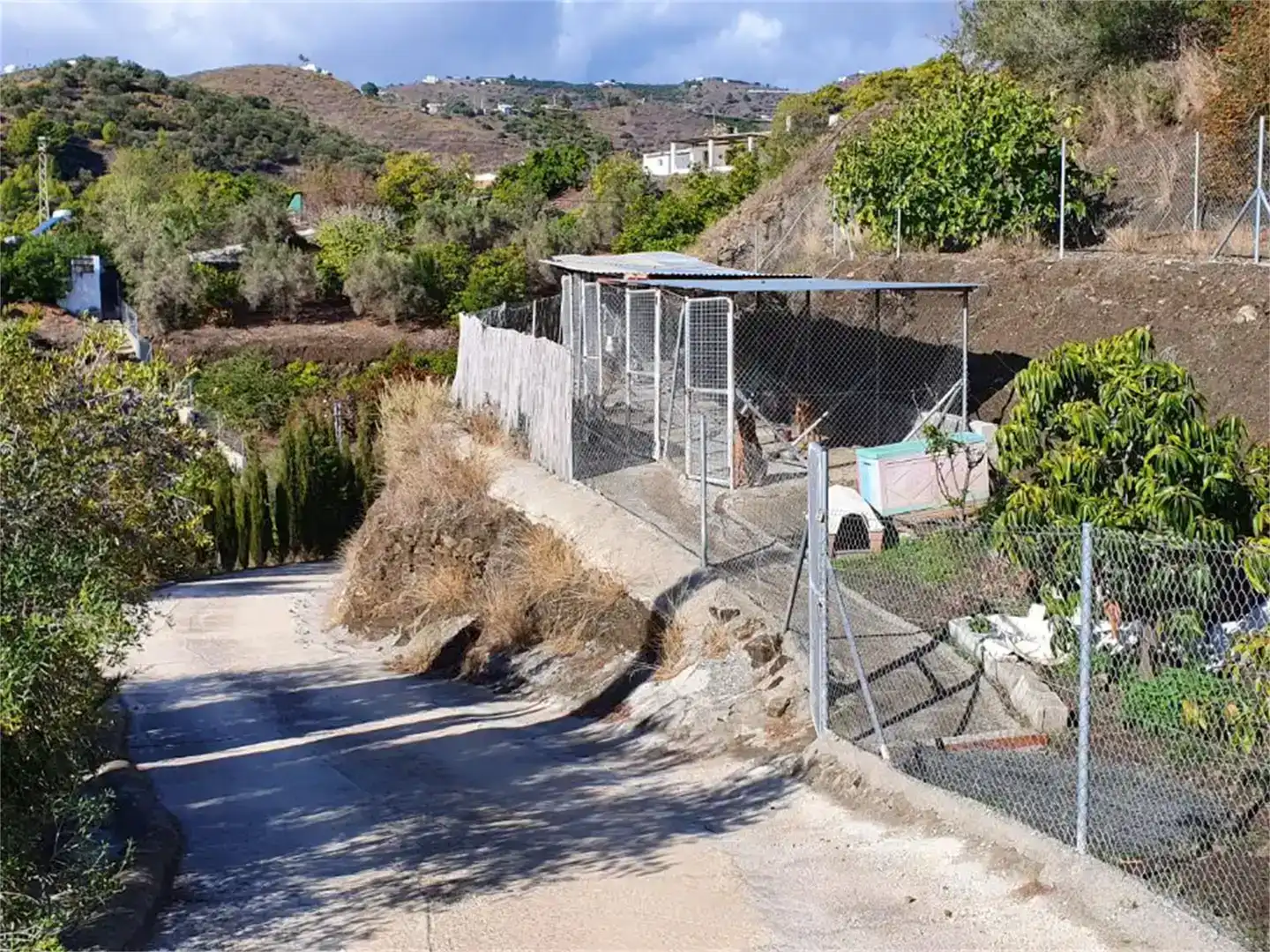 Vista exterior de Finca rústica en venda en Frigiliana amb Piscina