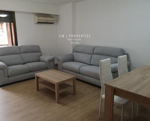 Living room of Flat to rent in  Valencia Capital  with Air Conditioner, Terrace and Balcony