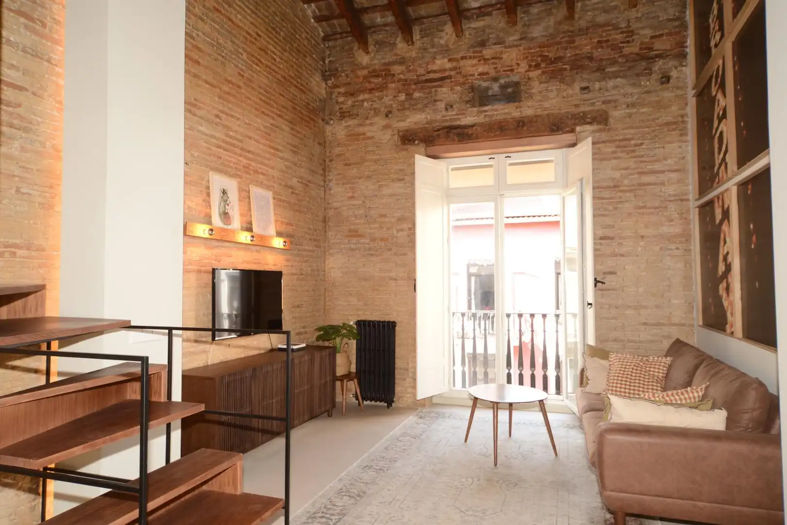 Sala d'estar de Àtic de lloguer en Valencia amb Calefacció, Terrassa i Traster