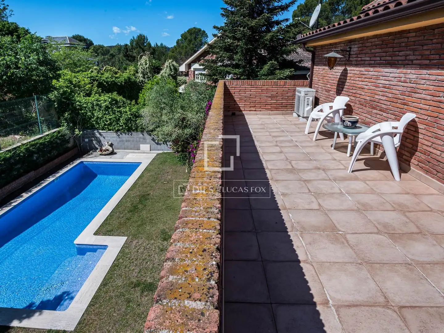 Terrassa de Casa o xalet en venda en Sant Cugat del Vallès amb Aire condicionat, Calefacció i Traster