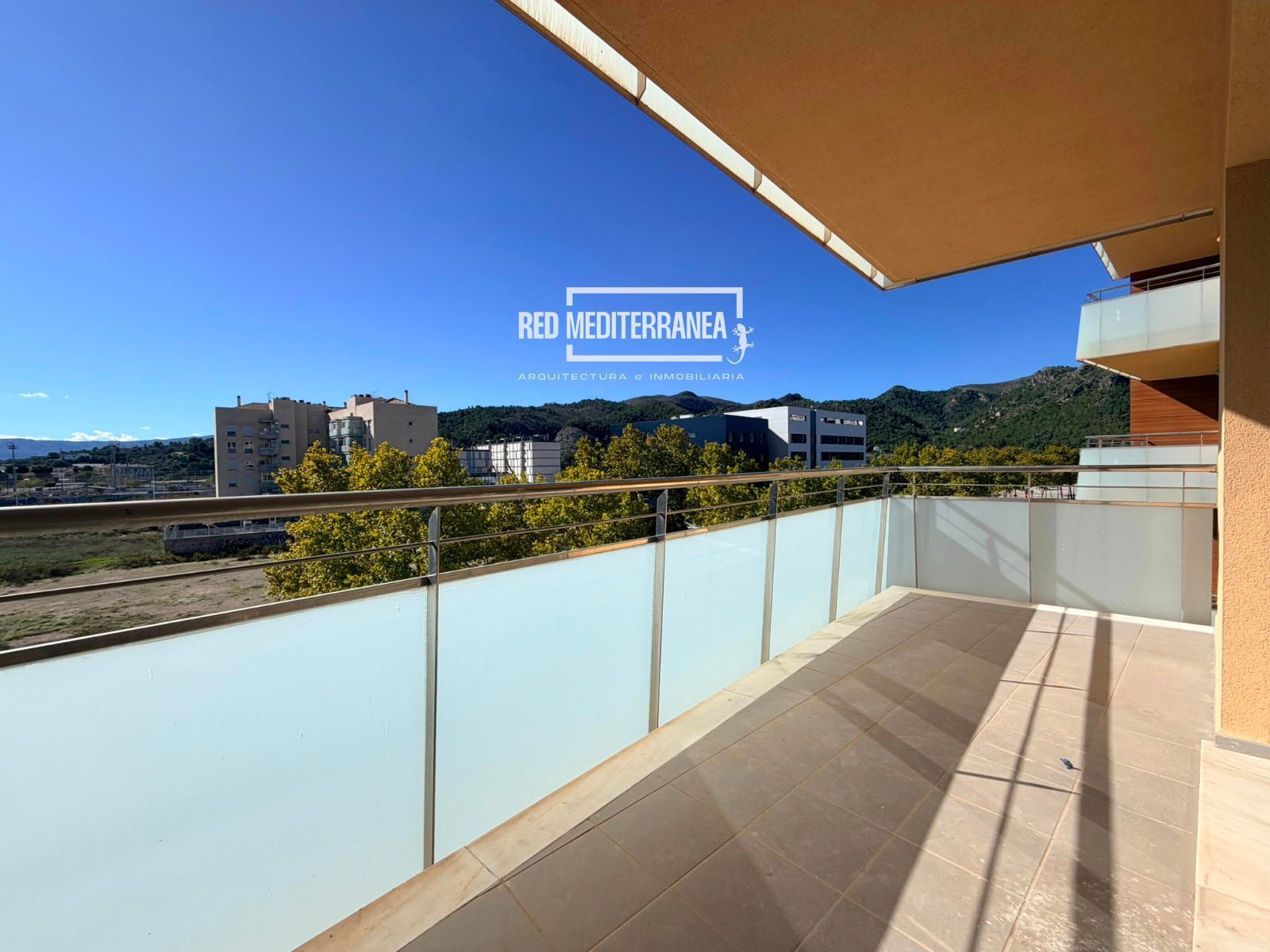 Exterior view of Flat for sale in Gandia  with Air Conditioner, Terrace and Swimming Pool