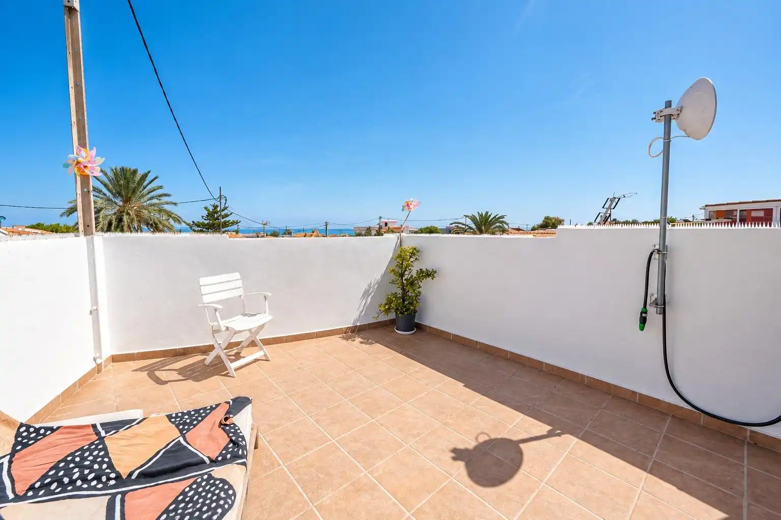Terraza de Casa o chalet en venta en Dénia con Jardín privado, Terraza y Jacuzzi