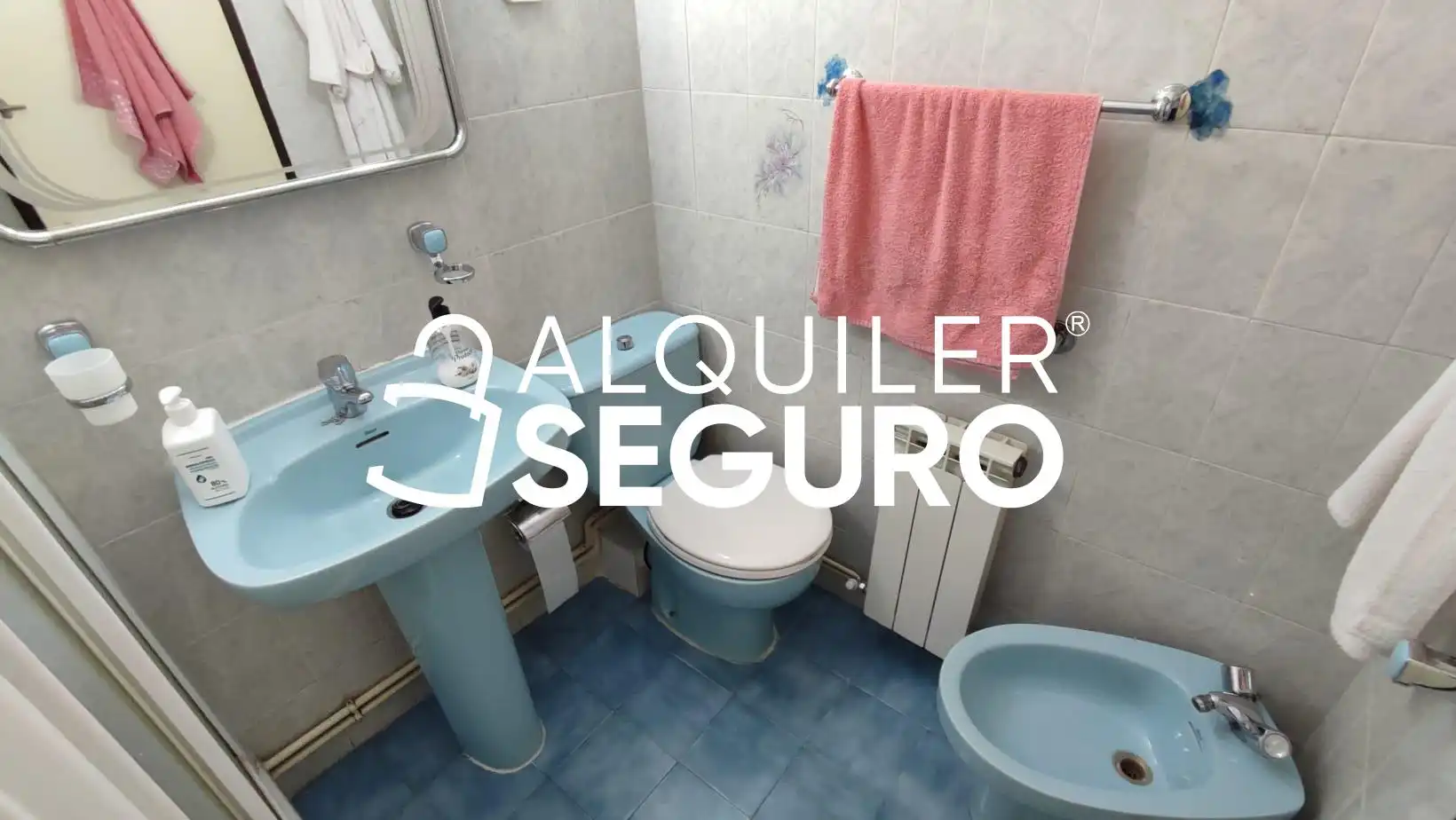 Badezimmer von Wohnung zur Miete in Madrid mit Heizung, Terrasse und Möbliert