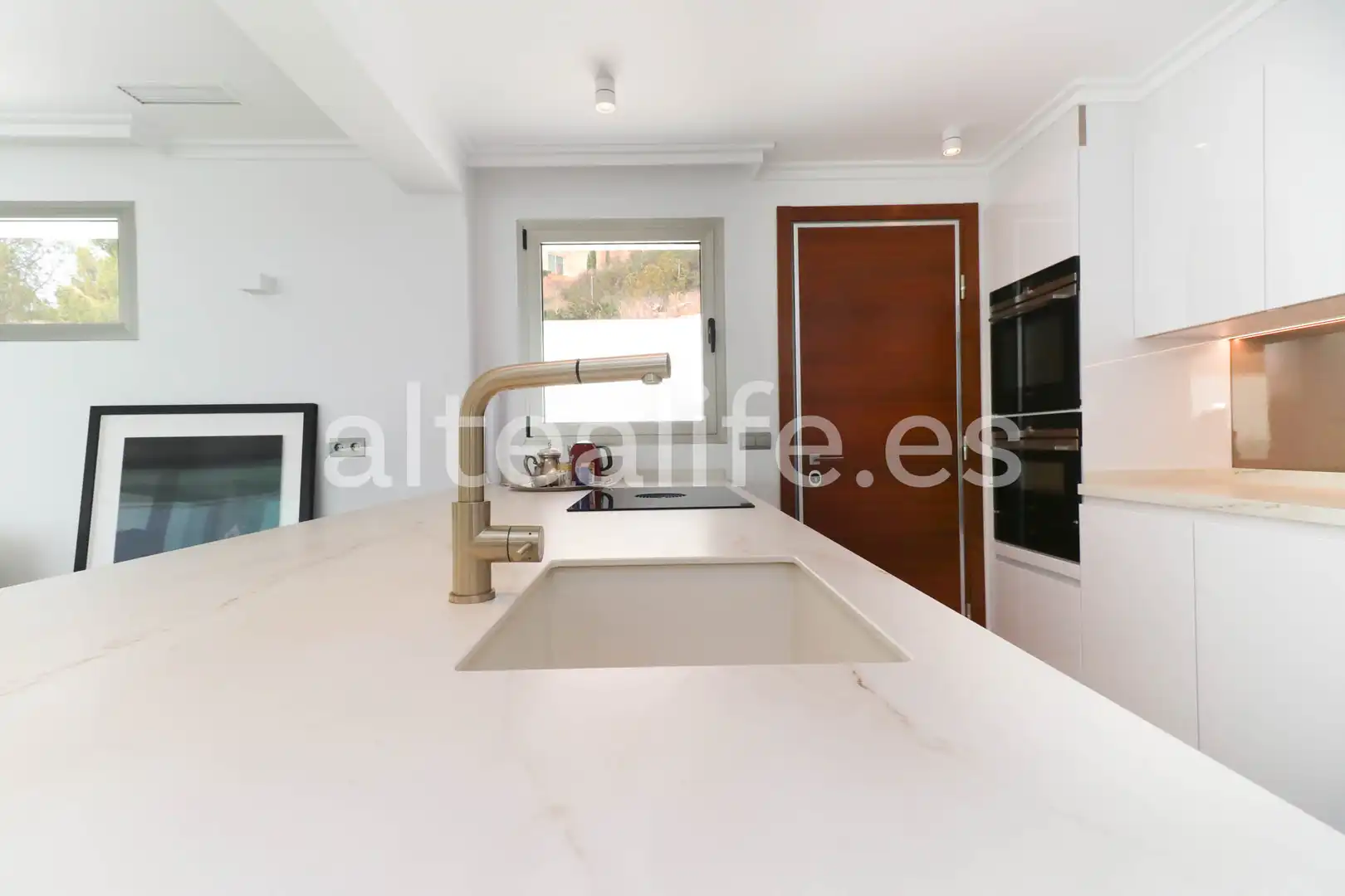 Cocina de Casa o chalet en venta en Altea con Aire acondicionado, Jardín privado y Terraza