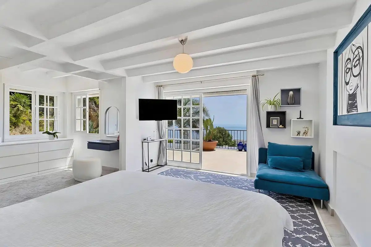 Bedroom of Houses for sale in Ojén  with Air Conditioner, Private garden and Swimming Pool