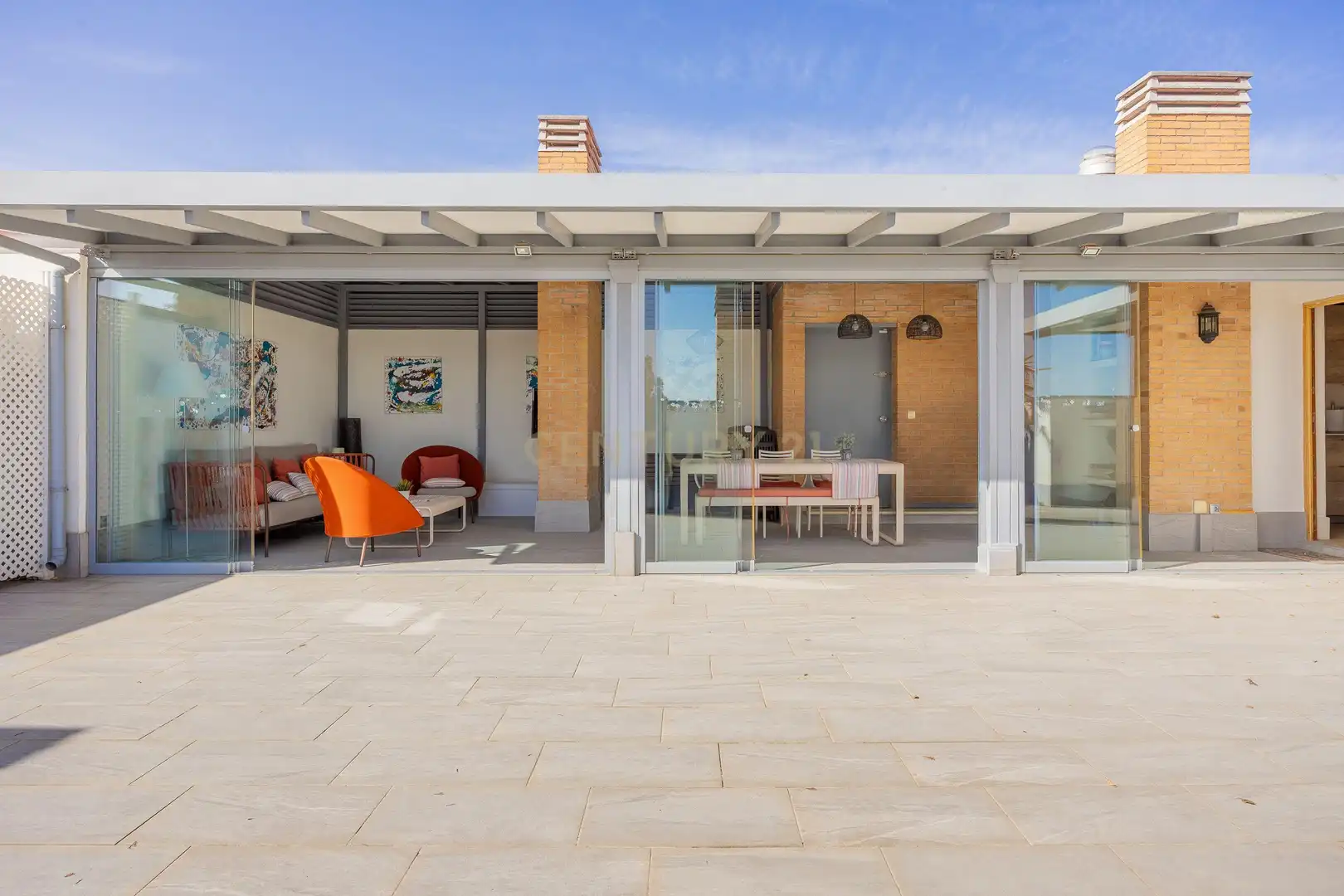 Terraza de Apartamento en venta en Madrid con Piscina