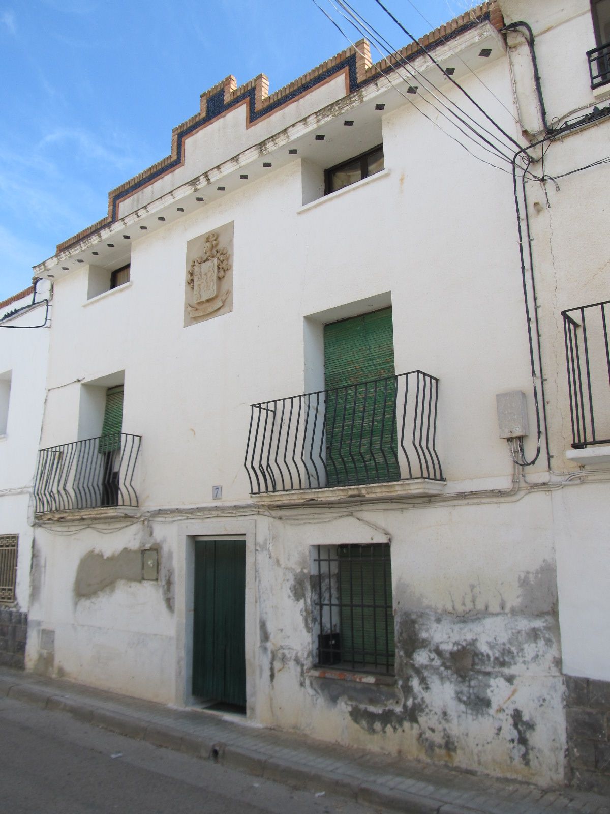 Exterior view of Single-family semi-detached for sale in Lucena de Jalón