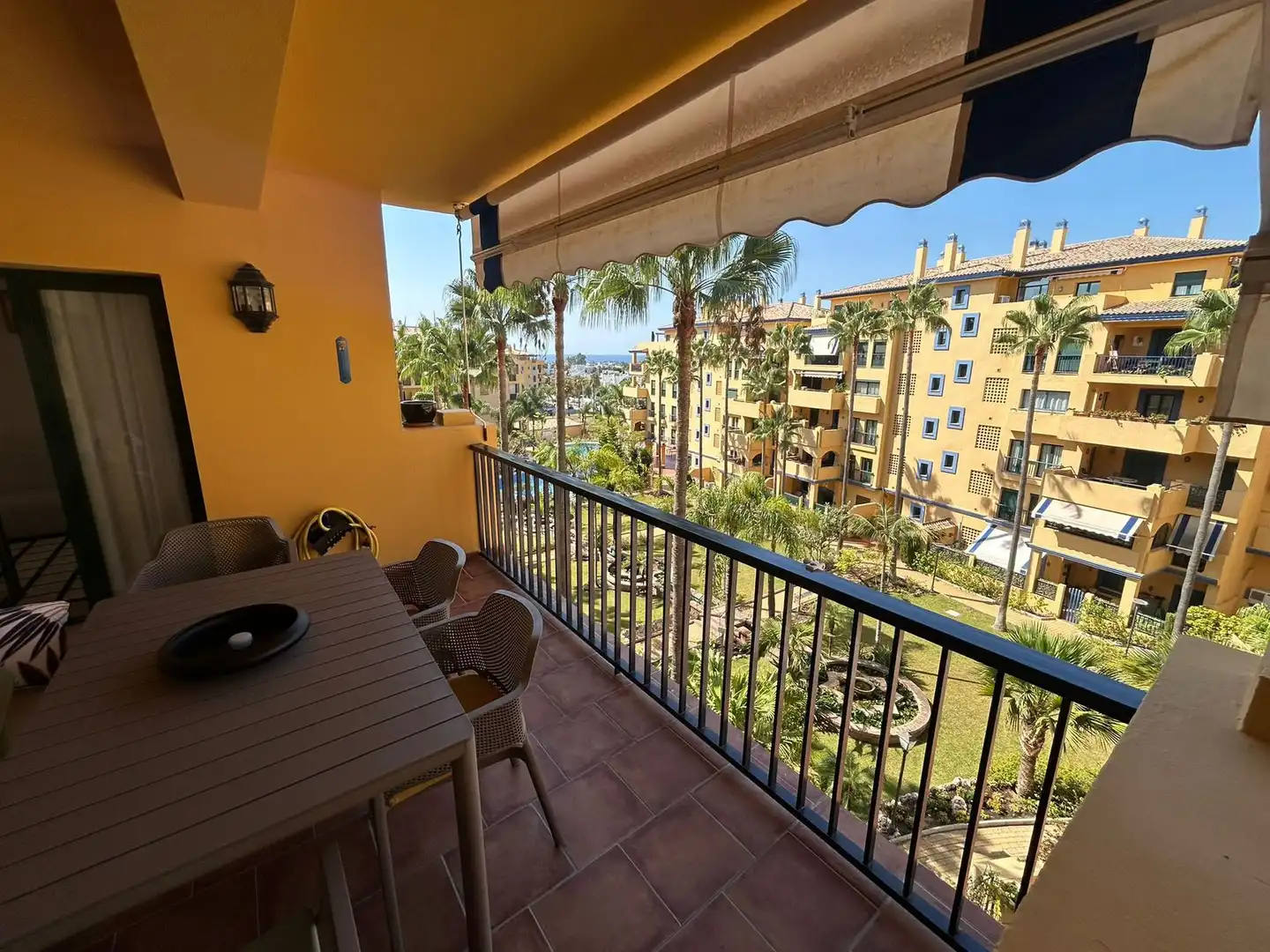 Balcony of Apartments for rent in Marbella  with Air Conditioner, Terrace and Swimming Pool