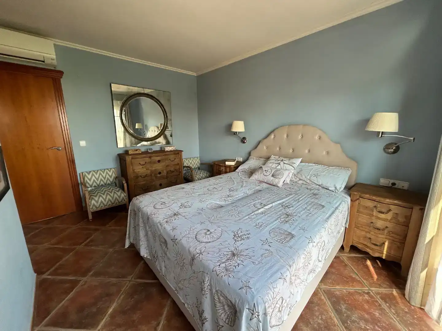 Dormitori de Casa o xalet de lloguer en Oliva amb Aire condicionat i Piscina