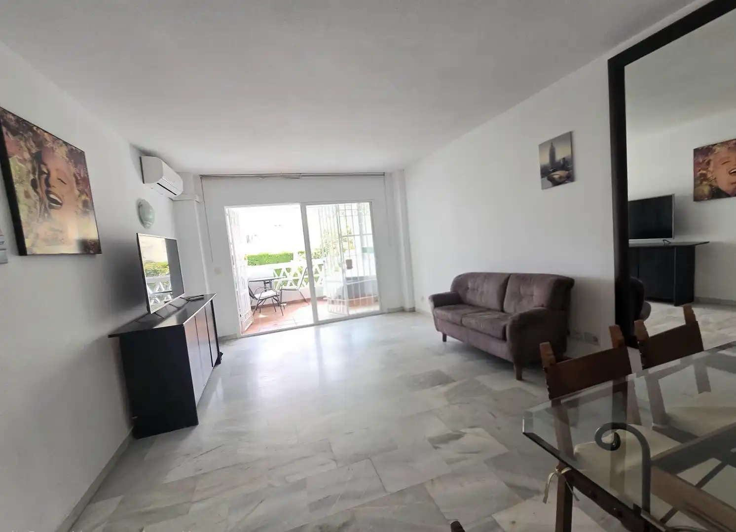 Wohnzimmer von Wohnung zum Verkauf in Torremolinos mit Terrasse, Möbliert und Gemeinschaftspool