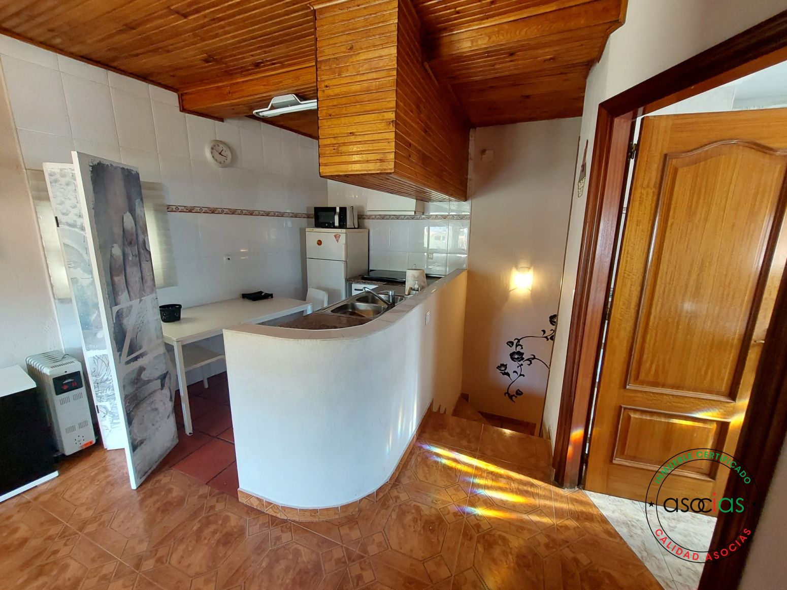 Kitchen of Flat for sale in Mieres (Asturias)  with Heating, Private garden and Furnished
